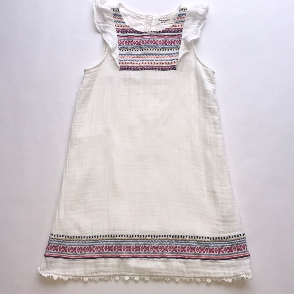EUC Abercrombie Kids boho dress